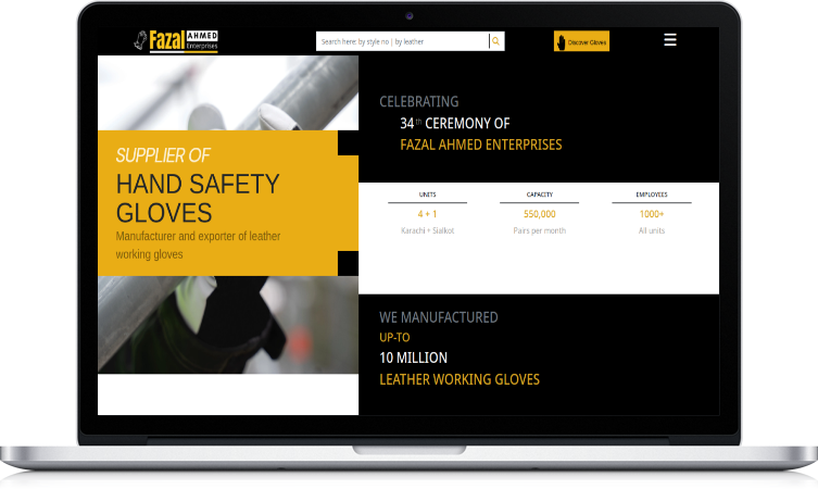 Fazal Ahmed Enterprises - PPE Gloves Website